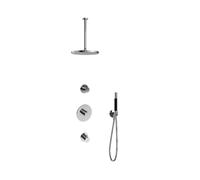 Hotbath Cobber ibs thermostatique 2 stop valve 30cm bras plafond 30cm douche de tête chrome IBS20CR35