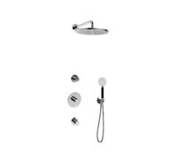 Hotbath Cobber ibs thermostatique 2 valves d'arrêt 3 positions douche à main 30cm douche de tête chrome IBS20CR15