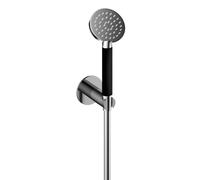 Hotbath Cobber M442 pommeau de douche rond avec support mural et prise murale et flexible de douche 150cm chrome M442CR