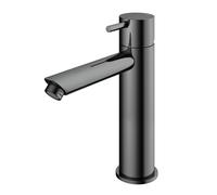 Hotbath Cobber Mitigeur 1 trou rehaussé noir chrome CB003MSBK