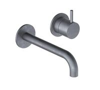 Hotbath Cobber Mitigeur lavabo encastrable - bec 18cm - Fer vieilli CB105EXT18AI HBCB105