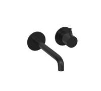 Hotbath COBBER Partie apparente pour robinet de lavabo encastré bec 18 cm MBP Noir brossé PVD CB105EXT18MBP