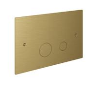 Hotbath Cobber Plaque de commande compatible avec Geberit UP320 laiton brossé PVD CBA320BBP