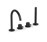 Hotbath COBBER Système vidage remplissage un levier mélangeur m Noir brossé PVD CB073MBP