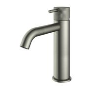 Hotbath Cobber X mitigeur de lavabo hauteur moyenne sans vidage nickel brossé CX003MCGN