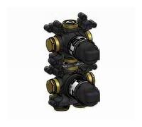 Hotbath Corps encastré - pour thermostat encastrable inveseur/arrêt 2 voies HBAC009