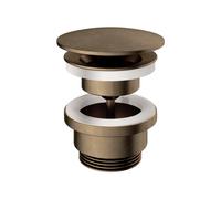 Hotbath Mate bonde always open avec vis ronde laiton vieilli P708AB