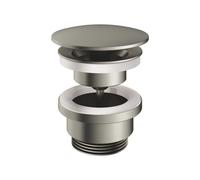 Hotbath Mate bonde always open avec vis ronde nickel brossé P708GN