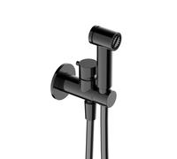 Hotbath Mate Élément de finition Mitigeur support douchette à gâchette avec mitigeur noir poli PVD KHDS3EXTPBP