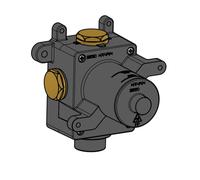 Hotbath Mate Mate boîtier d'encastrement pour 2 fonctions inverseur inox 316 MHF008