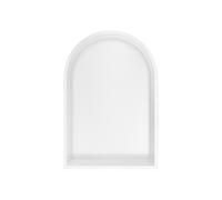Hotbath &MORE Boîte d'encastrement ou niche encastrée Modèle en arcade - 30x45x10cm - Blanc mat BOW30WH