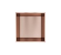 Hotbath &MORE Boîte encastrable ou niche encastrée 30x30x10cm Cuivre brossé PVD BOX030BCP