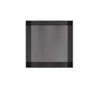 Hotbath &MORE Boîte encastrable ou niche encastrée 30x30x10cm sans cadre PVD gunmetal brossé BOX030FBGP