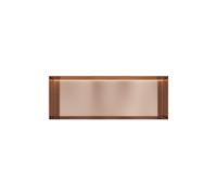 Hotbath &MORE Boîte encastrable ou niche encastrée - 30x80x10 - sans cadre + LED - Cuivre brossé PVD BOX080FLBCP