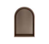 Hotbath &MORE Boîte encastrable ou niche encastrée Modèle en arc 30x45x10cm Bronze tuscan BOW30TB