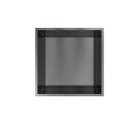 Hotbath &MORE Boîte encastrée ou niche encastrée 30x30x10cm Gunmetal brossé PVD BOX030BGP