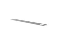 Hotbath &MORE Étagère de salle de bains - 80cm - rails de fixation inclus - 1 découpe - pour distributeur de savon ou gobelet - Blanc mat SH080HWH