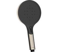 Hotbath &MORE Infinite Douchette à main - 13,5 cm - ronde - ABS - Nickel brossé M320GN