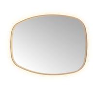 Hotbath &MORE Miroir dans cadre en aluminium / contour incl. LED direct & indirect. chauffage de miroir. changement de couleur. dimmable. sans points lumineux. avec télécommande BCP Cuivre brossé PVD 