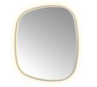 Hotbath &MORE Miroir dans cadre en aluminium / contour incl. LED directe et indirecte. chauffage de miroir. changement de couleur. dimmable. sans points. avec télécommande IX INOX 316 CON80IX