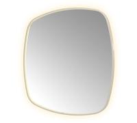 Hotbath &MORE Miroir dans un cadre en aluminium / contour incl. éclairage LED direct et indirect. chauffage de miroir. changement de couleur. dimmable. sans points. avec télécommande IX INOX 316 CON12