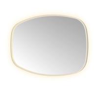 Hotbath &MORE Miroir dans un cadre en aluminium / contour incl. LED direct et indirect. chauffage de miroir. changement de couleur. dimmable. sans points lumineux. avec télécommande IX Inox 316 CON812