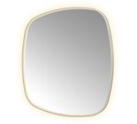 Hotbath &MORE Miroir dans un cadre en aluminium / contour incl. LED directes et indirectes. chauffage de miroir. changement de couleur. dimmable. sans points lumineux. avec télécommande IX INOX 316 CO