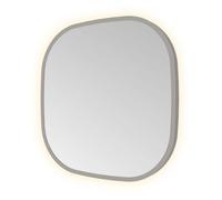 Hotbath &MORE Miroir dans un cadre en aluminium / contour incl LED indirect. changement de couleur. dimmable. sans points lumineux. avec télécommande BGP Gunmetal brossé PVD CON40BGP