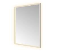 Hotbath &MORE Miroir éclairage LED direct et indirect color changing chauffage de miroir avec télécommande Inox 316 SQU680IX