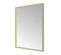 Hotbath &MORE Miroir éclairage LED direct et indirect color changing chauffage de miroir avec télécommande Gunmetal brossé PVD SQU680BGP