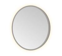 Hotbath &MORE Miroir Round éclairage LED indirect dimmable télécommande Gunmetal brossé PVD ROU40BGP