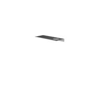 Hotbath &MORE Planchette 30cm incluant rails de fixation 1 découpe pour distributeur de savon ou gobelet Gunmetal brossé PVD SH030HBGP