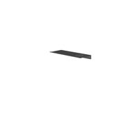 Hotbath &MORE Planchette 30cm incluant rails de fixation 1 découpe pour distributeur de savon ou gobelet PVD noir brossé SH030HMBP