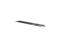 Hotbath &MORE Planchette 60cm incluant rails de fixation 2 découpes pour distributeur de savon ou gobelet PVD gunmetal brossé SH060H2BGP