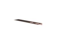 Hotbath &MORE Planchette 60cm incluant rails de fixation 2 découpes pour distributeur de savon ou gobelet Laiton brossé PVD SH060H2BBP