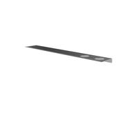 Hotbath &MORE Planchette 80cm incluant rails de fixation 2 découpes pour distributeur de savon ou gobelet Gunal brossé PVD SH080H2BGP