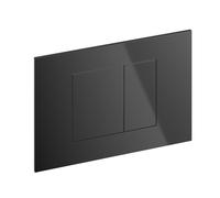 Hotbath &MORE Plaque de commande adaptée à Geberit U Noir poli PVD BAS320PBP