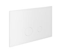 Hotbath &MORE Plaque de commande adaptée au Geberit UP320 Blanc mat BAR320WH