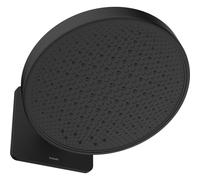 Hotbath &MORE Pomme de douche encastrée - 30cm - ronde - avec boîte - 2 fonctions - PVD noir brossé M620MBP