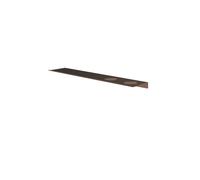 Hotbath &MORE Tablette - 60cm - rails de fixation inclus - 2 découpes - pour distributeur de savon ou gobelet - Tuscan bronze SH060H2TB