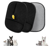 Hotcho Lot de 3 Gant Anti Poils Animaux Réutilisable - Gant Poils Animaux pour Toilettage Chien et Chat, Gant pour Enlever Les Poils de Chat et Ramasse Poils Animaux pour Maison et Voiture