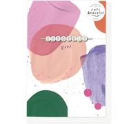 Hotchpotch Jolie carte avec bracelet détachable épelant « Gorgeous » - Carte de vœux porte-bonheur Londres