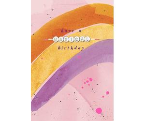 Hotchpotch Jolie carte d'anniversaire avec bracelet détachable épelant « Magic » - Carte de vœux porte-bonheur Londres