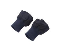 Hotcinab 1 paire de manchettes de veste en tricot polyester - Rallonges de manches - Poignets élastiques en maille côtelée - Poignets tubulaires pour doudoune, veste, manteau, bleu saphir