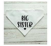 Hotcinab Foulard pour chien pour animaux de compagnie - Pour animaux de compagnie - Chats - Chien - Chiot - Grande sœur/Big Brother/Middle Child - Écharpe triangulaire réglable pour fête de mariage