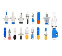 HotcoS Adaptateur/connecteur de Fiber optique SC/ST/FC/LC UPC/APC, adaptateur hybride monomode/multimode femelle à mâle SM 9/125 (Size : SC-LC SM)