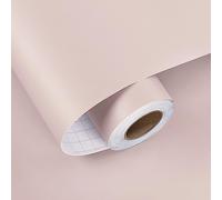 HotDecor Papier Peint Adhesif Mural Rose Clair 60 X 300cm Rouleau Adhesif Decoratif pour Meuble Plan De Travail Papier Peint Chambre Enfant Fille Revetement Mural Adhesif Rose Papier Peint Autocollant