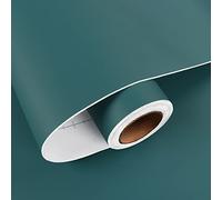 HotDecor Papier Peint Adhesif Vert Bleu Papier Adhesif pour Meuble 60cm X 300cm Papiers Peints Autocollant Vert Bleu Revetement Adhesif Meuble Cuisine Lavable Rouleau Adhesif Decoratif pour Chambre