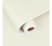 HotDecor Papier peint autocollant beige pour chambre à coucher, dos adhésif, en plastique, beige, rouleau vintage pour meubles de salon, papier peint à décoller et à coller