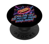 Hotdog Amusant Call The Vet I'm Putting These Dogs Down PopSockets PopGrip Adhésif